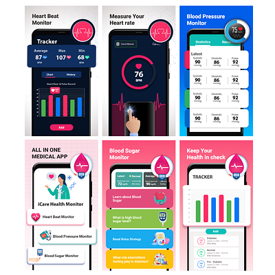 All in one (Medical app) design app design creatives design figma graphic design illustration logo screenshots ui uiux