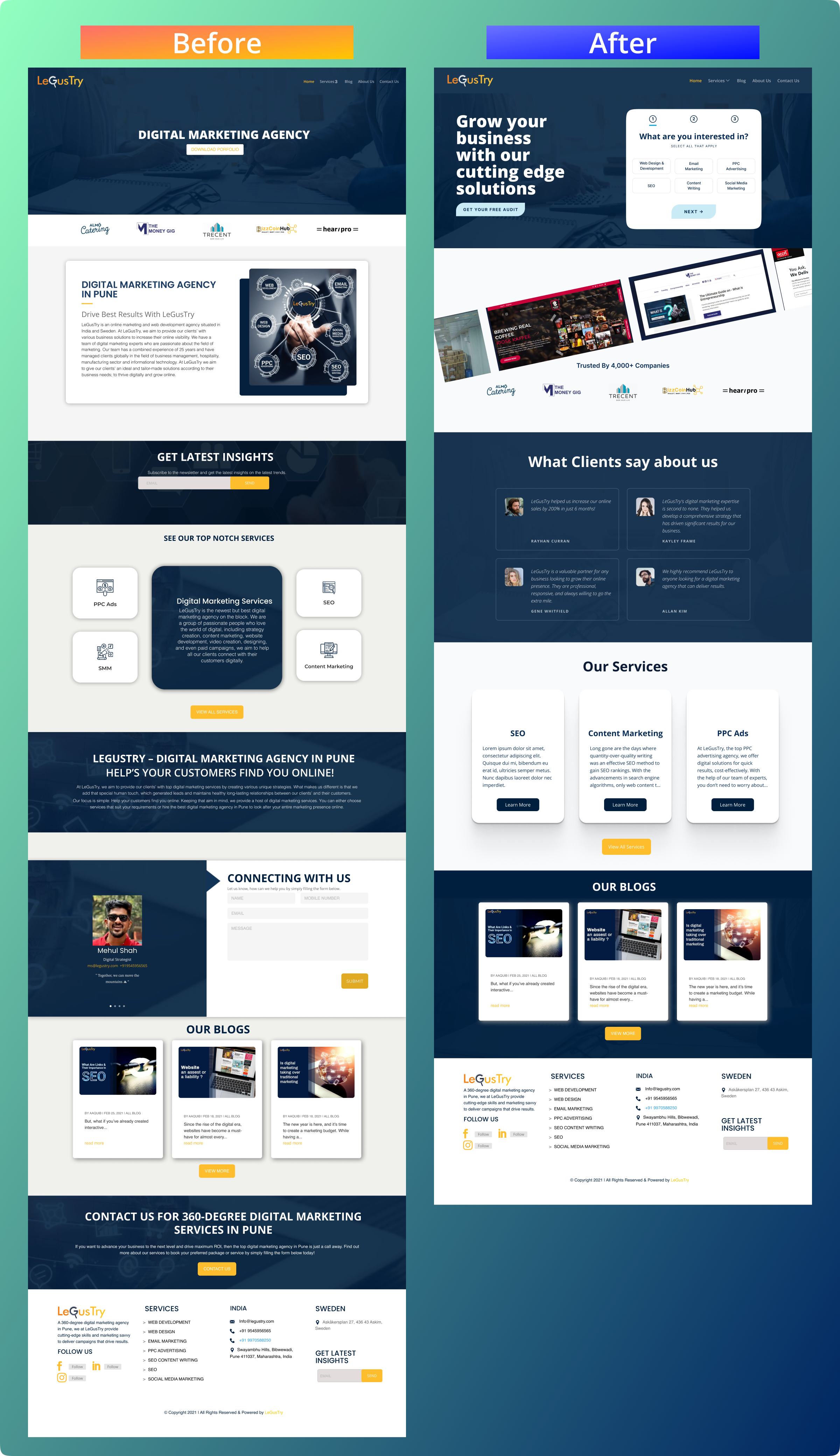 Digital marketing agency landing page resign digital marketing landing page landing page redesign