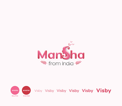 Mansha from India branding logo