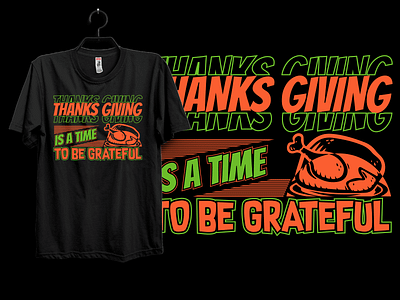 TYPOGRAPHICAL THANKSGIVING DAY T-SHIRT DESIGN design font graphic design greatful quotes t shirt tees text thanks thanksgiving thanksgiving day turkey typography vector