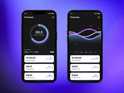 Stocks App branding concept mobile stocks ui ux