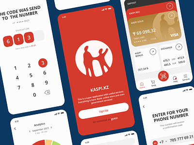 Redesign of the Kaspi mobile bank app after app bank before before after concept design kaspi kaspi bank kaspi kz mobile mobile app mobile bank mobile bank app redesign ui uiux ux web