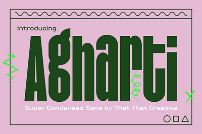 Agharti - Bold Display Font agharti bold display bold font bold sans serif condensed condensed font condensed sans serif condensed typeface display font