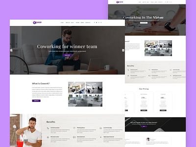 Business and Coworking WordPress Theme - Spase workshop