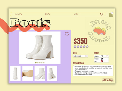 DailyUI #012: E-commerce Shop daily ui design e commerce shop figma graphic design shoes shop ui