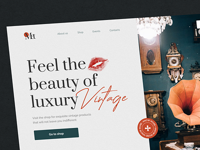 👜 E-commerce Website for Vintage Shop | Hyperactive brand guidelines branding design design studio ecommerce fintech hyperactive interfaces online shop product design saas shopify startup typography ui ux web design