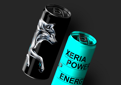 XERIA animal branding can design graphic design icon identity illustration logo packaging ui vector wolf