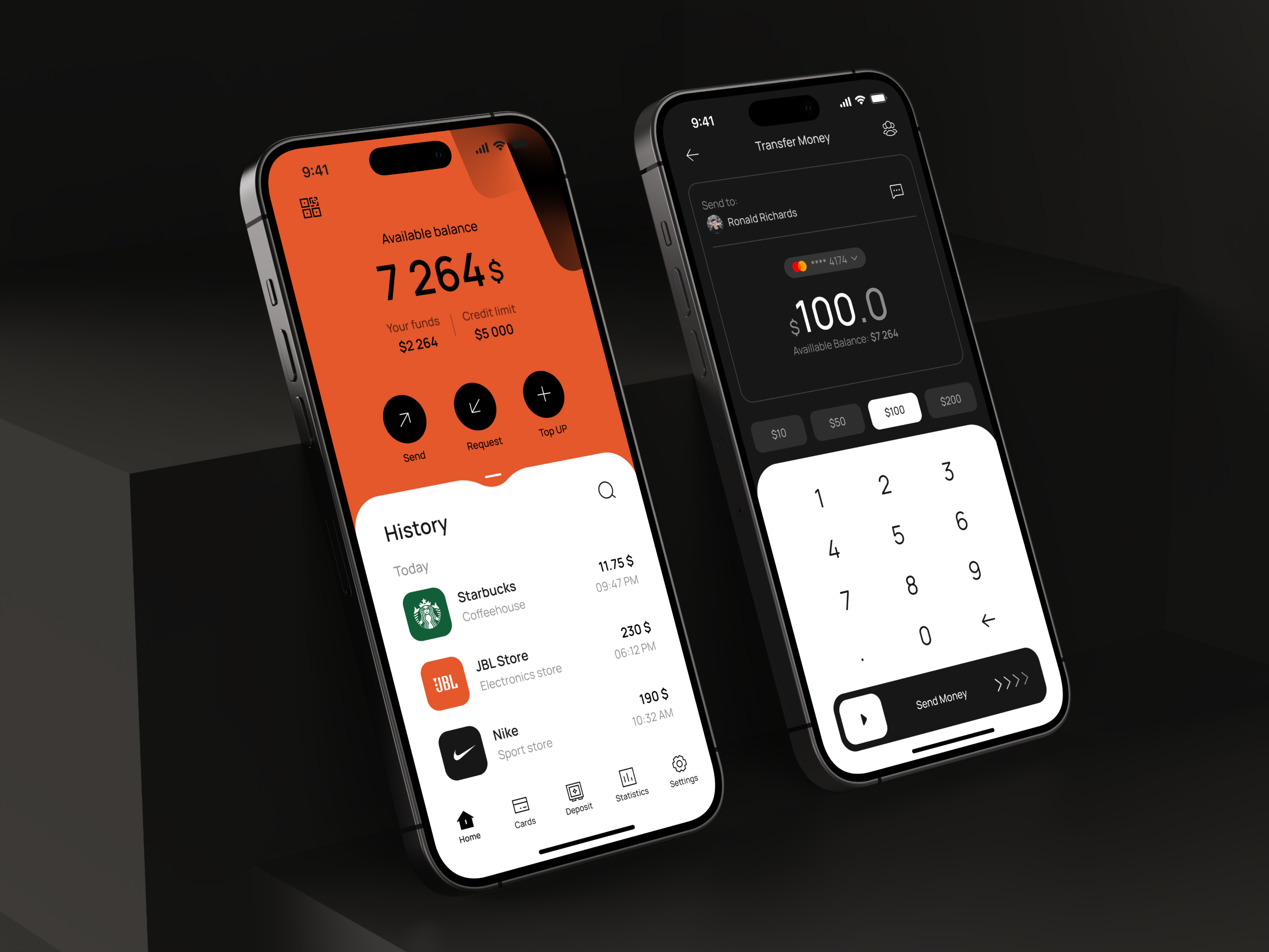 Mobile Banking app banking finance fintech interface investments ios mobile money payments product design transactions ui user experience user interface ux