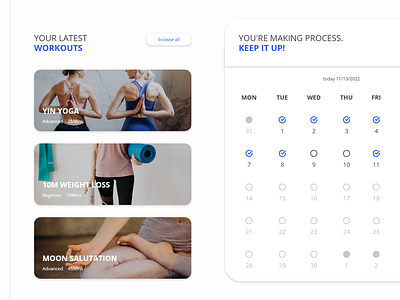 #DailyUI nr. 41 - workout tracker dailyui design graphic design illustration screen design ui web design webdesign