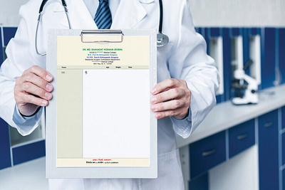 Doctor PAD / Reporting Paper cliniic cmyk color design doctor fittness graphic design health illness medical pad paper reporting paper