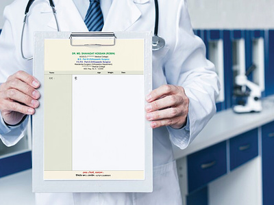 Doctor PAD / Reporting Paper cliniic cmyk color design doctor fittness graphic design health illness medical pad paper reporting paper