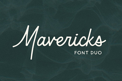 Mavericks + Pelicano surf font