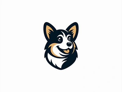 Cute Corgi Logo branding cartoon corgi cute design dog emblem icon identity illustration k9 kids logo mark mascot pet puppy symbol vector vet