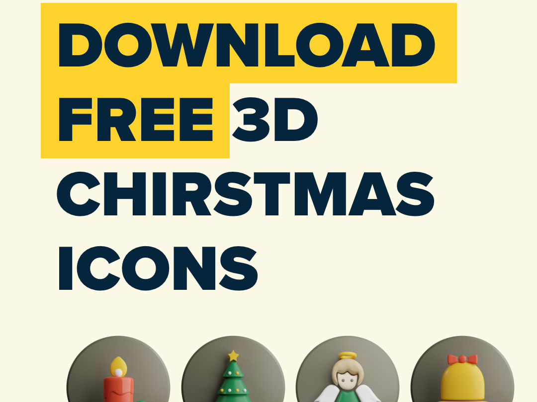 FREE Christmas icon set (PNG) by Smashy Design on Dribbble
