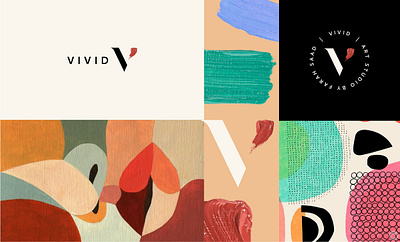 Vivid Arts branding design graphic design illustration logo typography ui vector