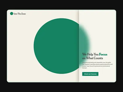 Landing Page Website Mindfulness Coach coach design geometric graphic design landing page mindfulness ui user experience user interface ux web design webdesign website website design