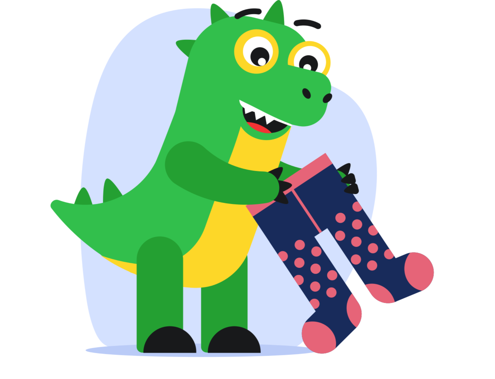 Образавр с колготками remote learning study колготки носки образавр образование обучение одеваться одежда