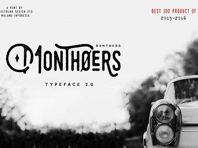 Monthoers Signature - Font Duo alternates badge display handdrawn handlettering handmade hipster letterhead lettering ligatures logo modern monthoers poligonal retro type signage swash swistblnk vintage watercolor