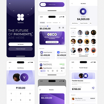 Your Gateway to Seamless Payments and Financial Freedom animation app design branding fintech app graphic design illustration interaction design motion design motion graphics ui