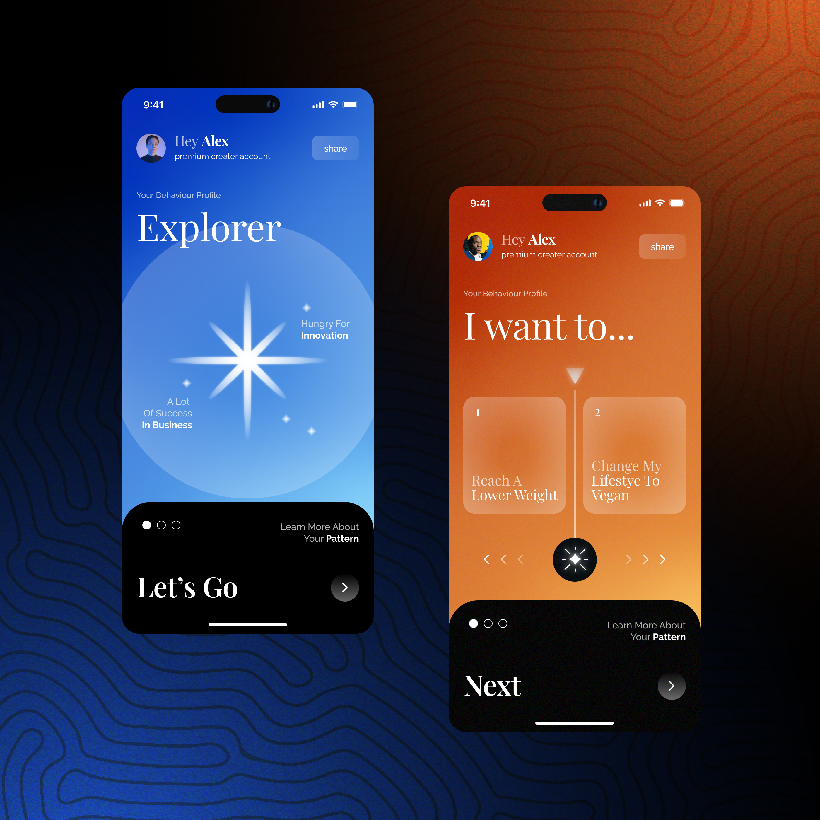 MindCraft: Unraveling Your Essence Through The Behavioral Quiz app design creative graphic design motion graphics product design ui user experience