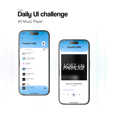Daily UI Challenge #9 Music Player daily ui design music player ui challenge