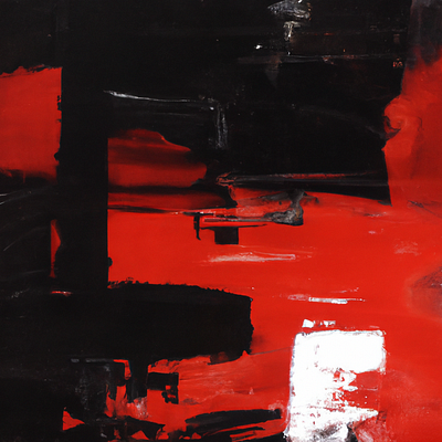 Crimson abstract artwork grunge