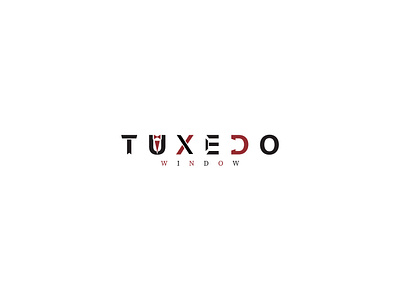 "Tuxedo Window " Wordmark Logo: Your Creative Partner print design