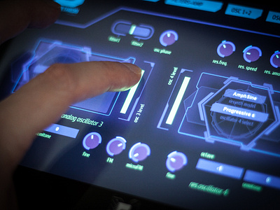 Ampethron design designer futuristic graficky dizajner grafik piestany plug in slovensko synthesizer ui ux vst