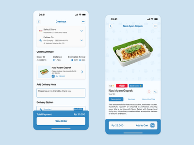 Klik Indomaret Checkout and Product Page Redesign checkout page design figma food indomaret klik indomaret mobile product details product page project redesign redesign project ui uiux design uiux research ux research