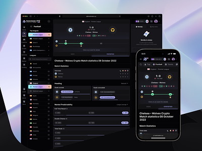 Bookmaker.xyz: Open Event app betting bookmaker crypto cryptocurrency decentralised design esports event interface navigation open sports tokens ui ux web web design web3 website