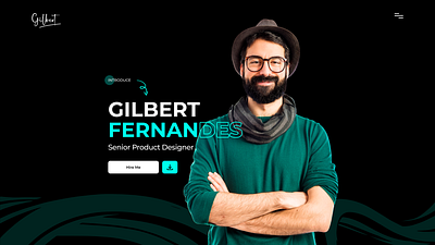 Gilbert Portfolio Website 3d app branding design graphic design illustration logo motion graphics typography ui ux vector