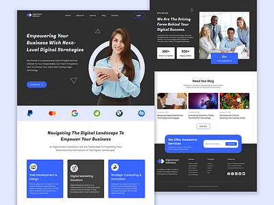 Agency Landing page Design design fiverr freelancer freelancing landing page design upwork web design wordpress