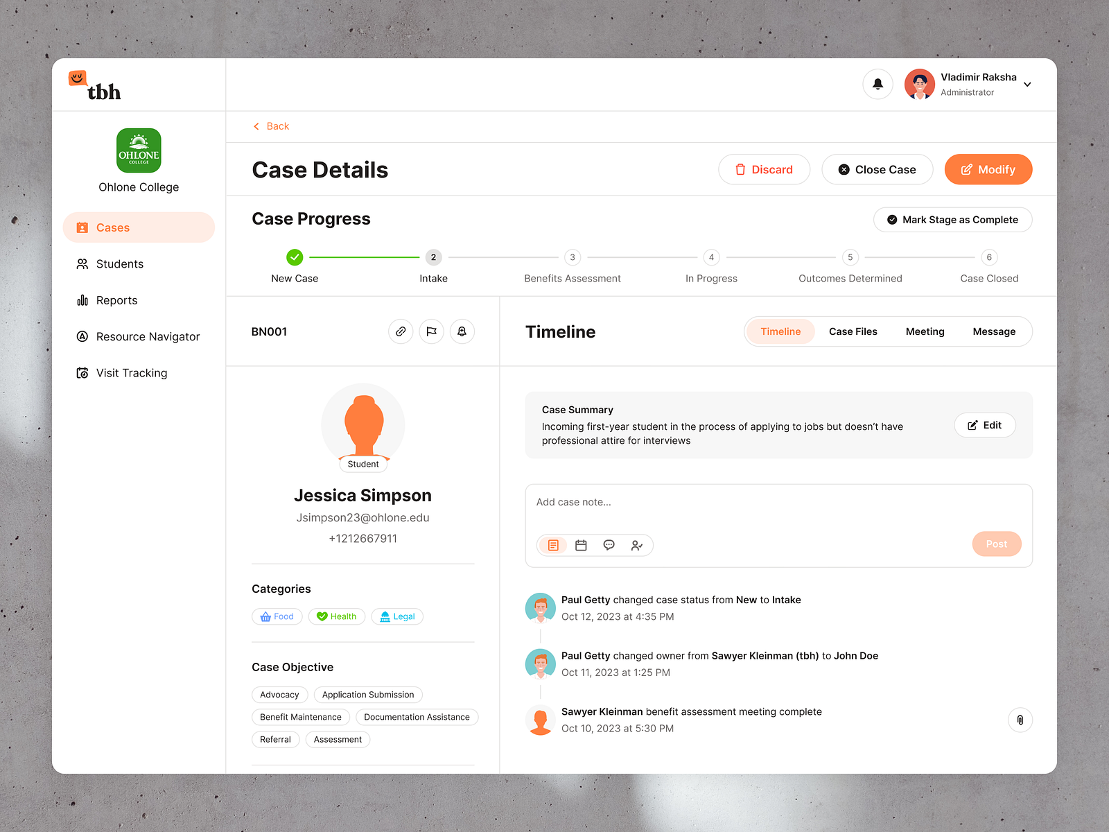 Case Details - Web Management Platform by Vladimir Rakshâ on Dribbble