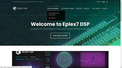 Eplex7 DSP webdesign design graficky dizajner grafik piestany slovakia slovensko web webdesign