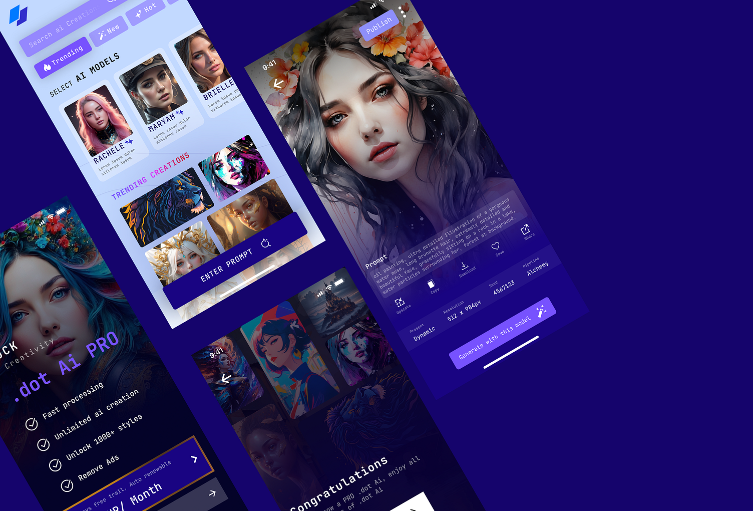 AI App UI/UX Design by Naqvid on Dribbble