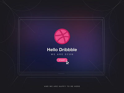 Hello Dribbble design graphic design illustration logo typography