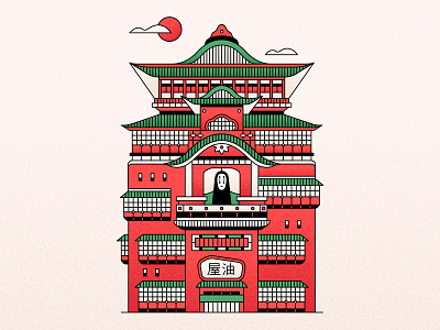 Spirited Away ❤️ anime anime poster animeart artwork chihiro ogino design ghibli ghiblistudio graphic design hayao miyazaki illustration lineart miyazaki poster spirited away spiritedawayfanart studio ghibli vector