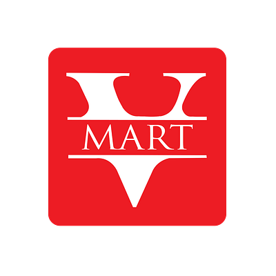 V-MART UPDATED LOGO (DEMO ONLY) adobe photoshop graphic design logo demo logo design psd v mart logo