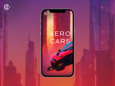 Aero cars ai app branding design graphic design logo typography ui ux