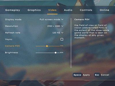 Game Settings designs, themes, templates and downloadable graphic