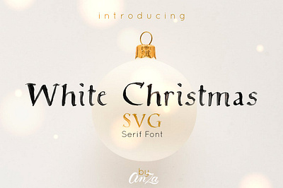 White Christmas SVG Font christmas christmas font festivals hand drawn hand made handwriting holiday merry multilingual support numbers otf font punctuations svg font uppercase letters watercolor watercolor font watercoloure white christmas xmas