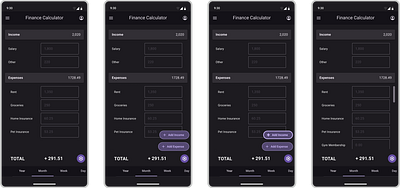 DailyUI 004: Calculation calculator dailyui dailyui004 finance googleui ui