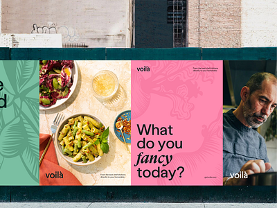Voilà brand revamp aubergine branding chef branding food branding food ecommerce food illustrations pasta