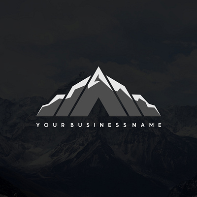 A + SNOW MOUNTAIN adventure branding graphic design hiking icon logo logo gram logo type mountain