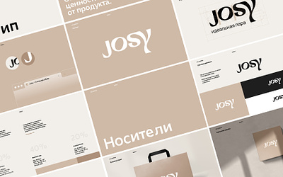 Josy logo + logo guideline design graphic design guideline logo logo construction