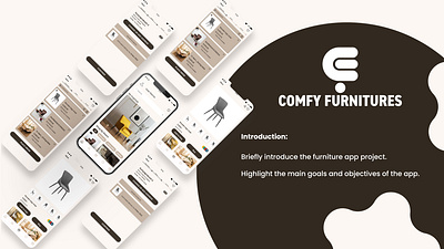 COMFY FURNITURE APP adobe illusteation adobe photoshop adobe xd figma ui ux design