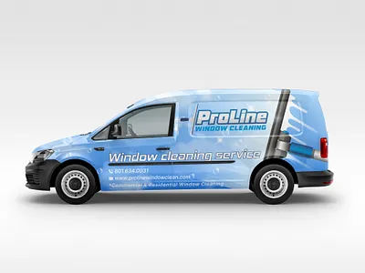 Window Cleaning Car Wrap Design | Vehicle Wrap Design adobe illustrator branding car car wrap custom wrap decal design ford graphic design livery minimal print design vector vehicle wrap vinyl wrap wrap design wrapping