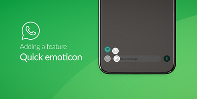 Better Emoticon for WA emoticon mobile app quick ui uiux ux design