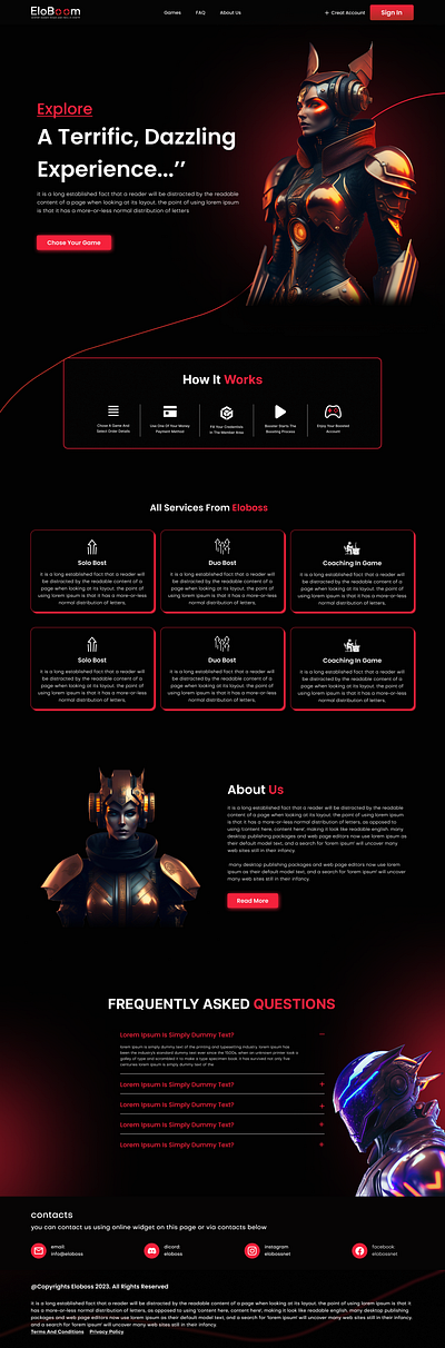 Gaming creativeui designinspiration digitaldesign figma design gaming design graphic design landing page ui uipatterns website design