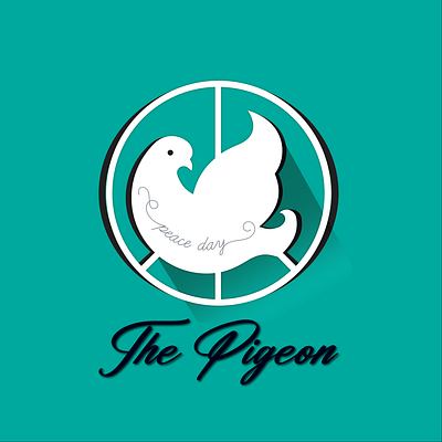 This is a logo The Pigeon. 3d branding graphic design logo motion graphics ui